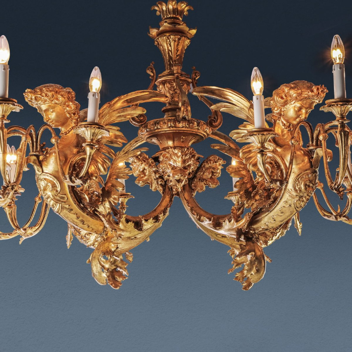 Lampadario, attribuibile alla bottega di Francesco Morini (1822-1899). Firenze, 1860 ca.-photo-6