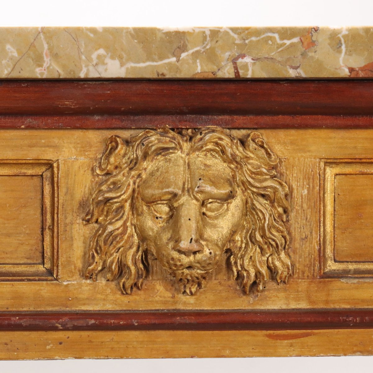 Tavolo parietale Neoclassico Milano, fine XIX Secolo-photo-4