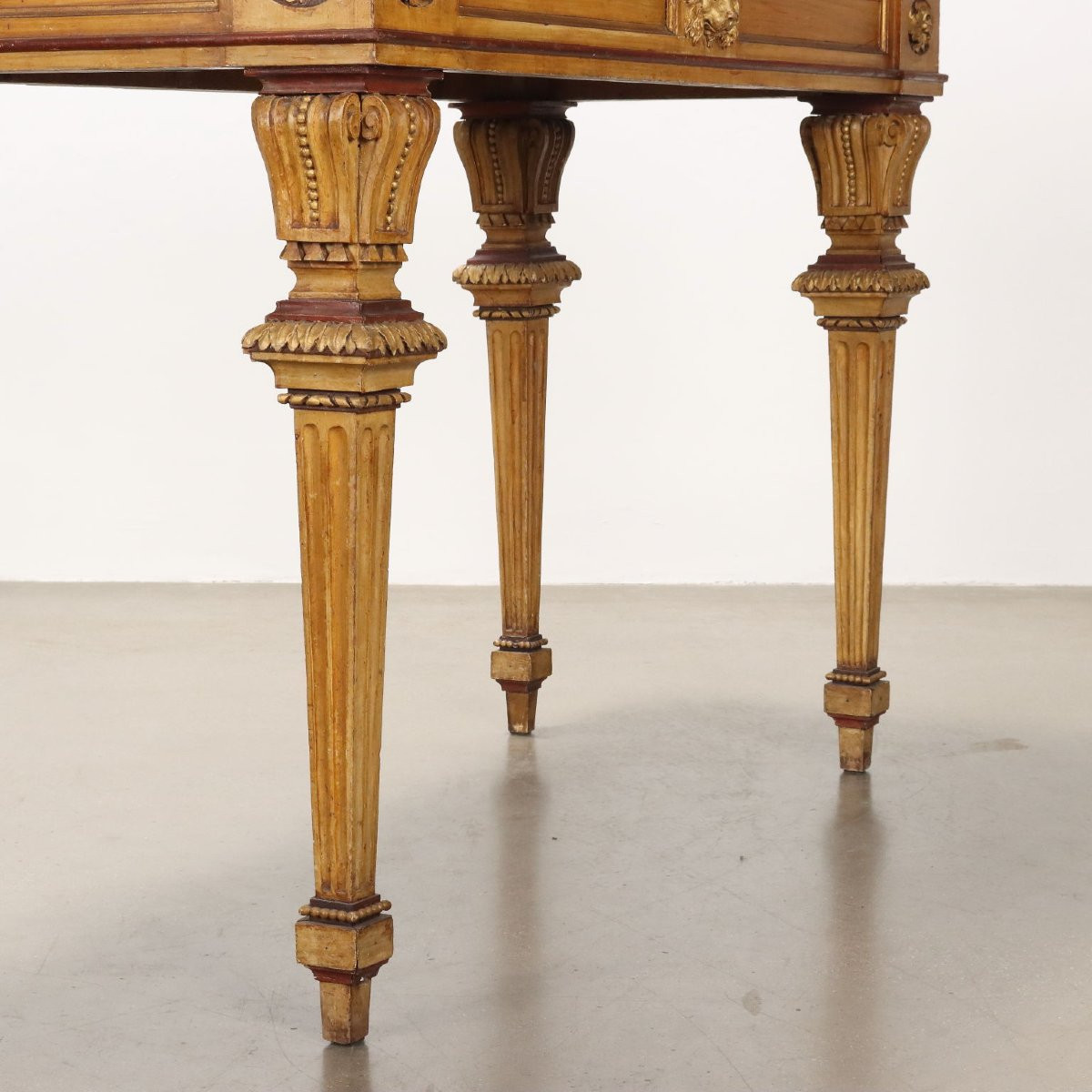 Tavolo parietale Neoclassico Milano, fine XIX Secolo-photo-2