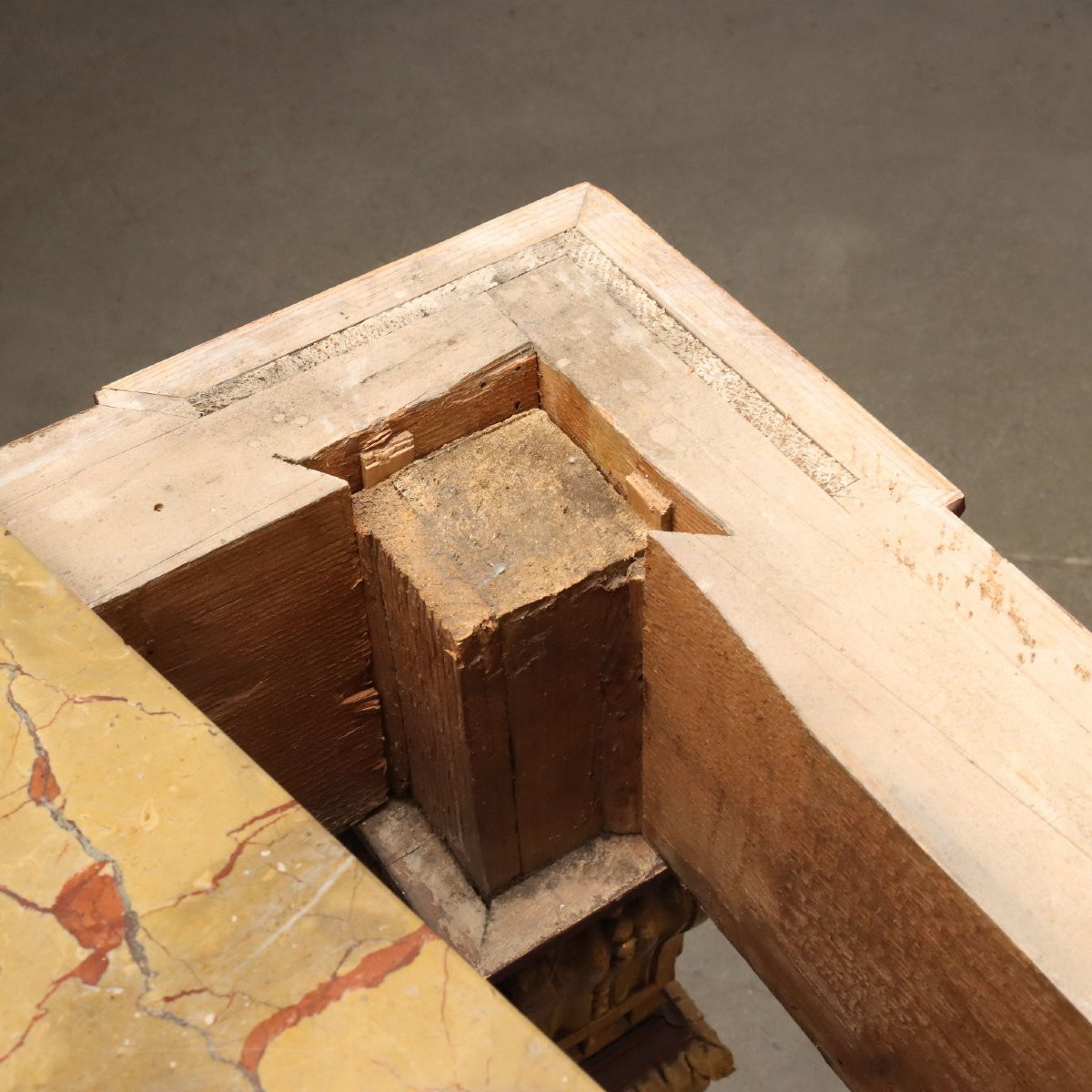 Tavolo parietale Neoclassico Milano, fine XIX Secolo-photo-7