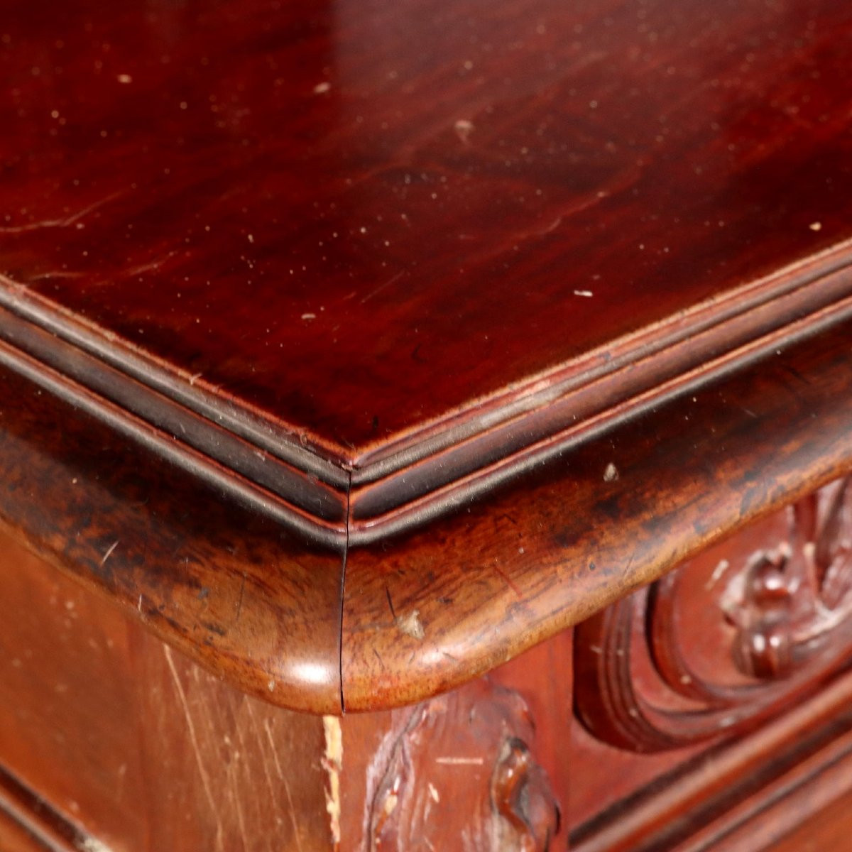 Credenza Liberty in Noce Italia Fine XIX – Inizio XX Secolo-photo-3