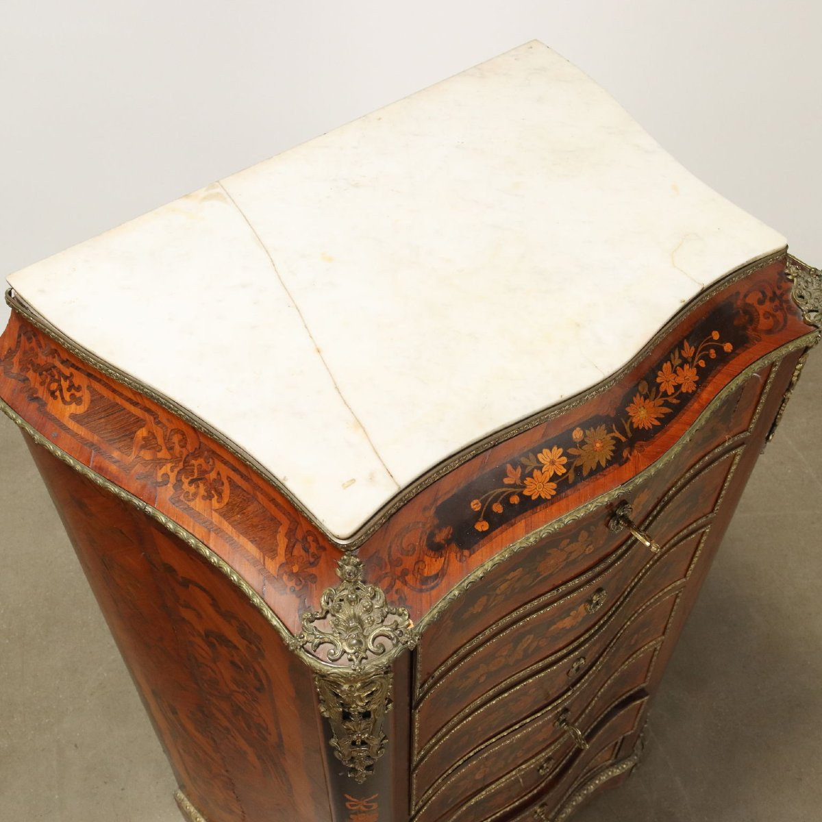 Secretaire Napoleone III Francia Ultimo Quarto XIX Secolo-photo-3