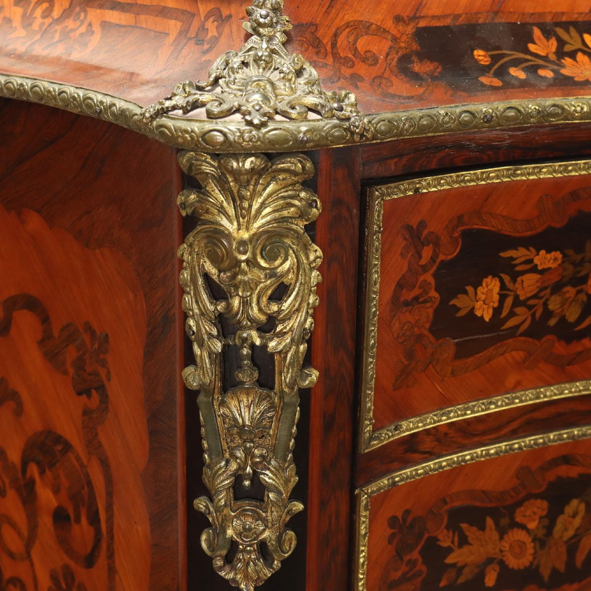 Secretaire Napoleone III Francia Ultimo Quarto XIX Secolo-photo-6