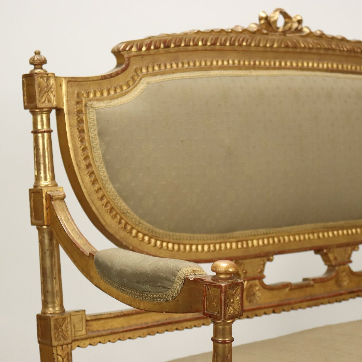 Divano in Stile Neoclassico Italia Fine XIX Secolo-photo-3