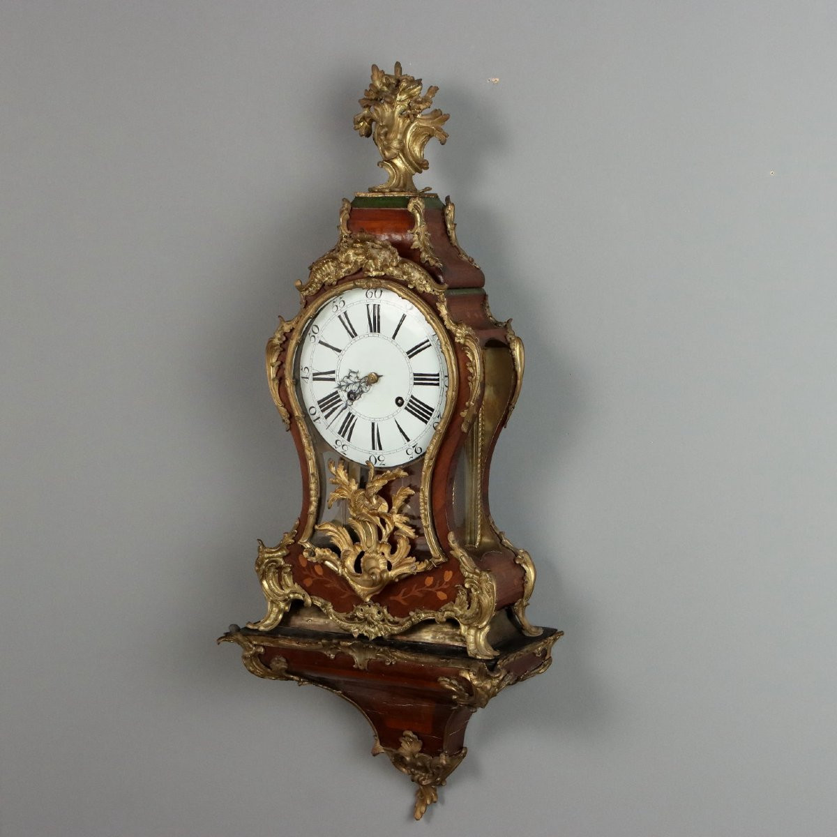 Orologio a Pendolo con Mensola Francia Fine XVIII Secolo-photo-3