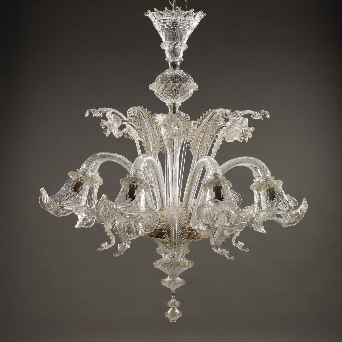 Lampadario Murano Italia XX Secolo