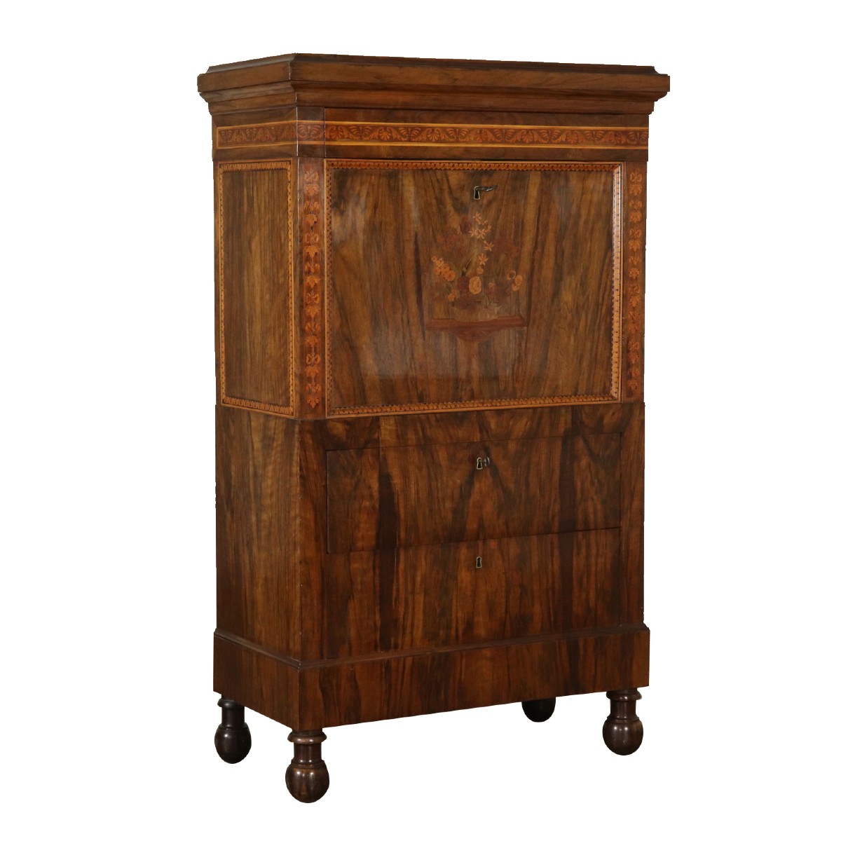 Secretaire Intarsiato Bottega Maggiolini