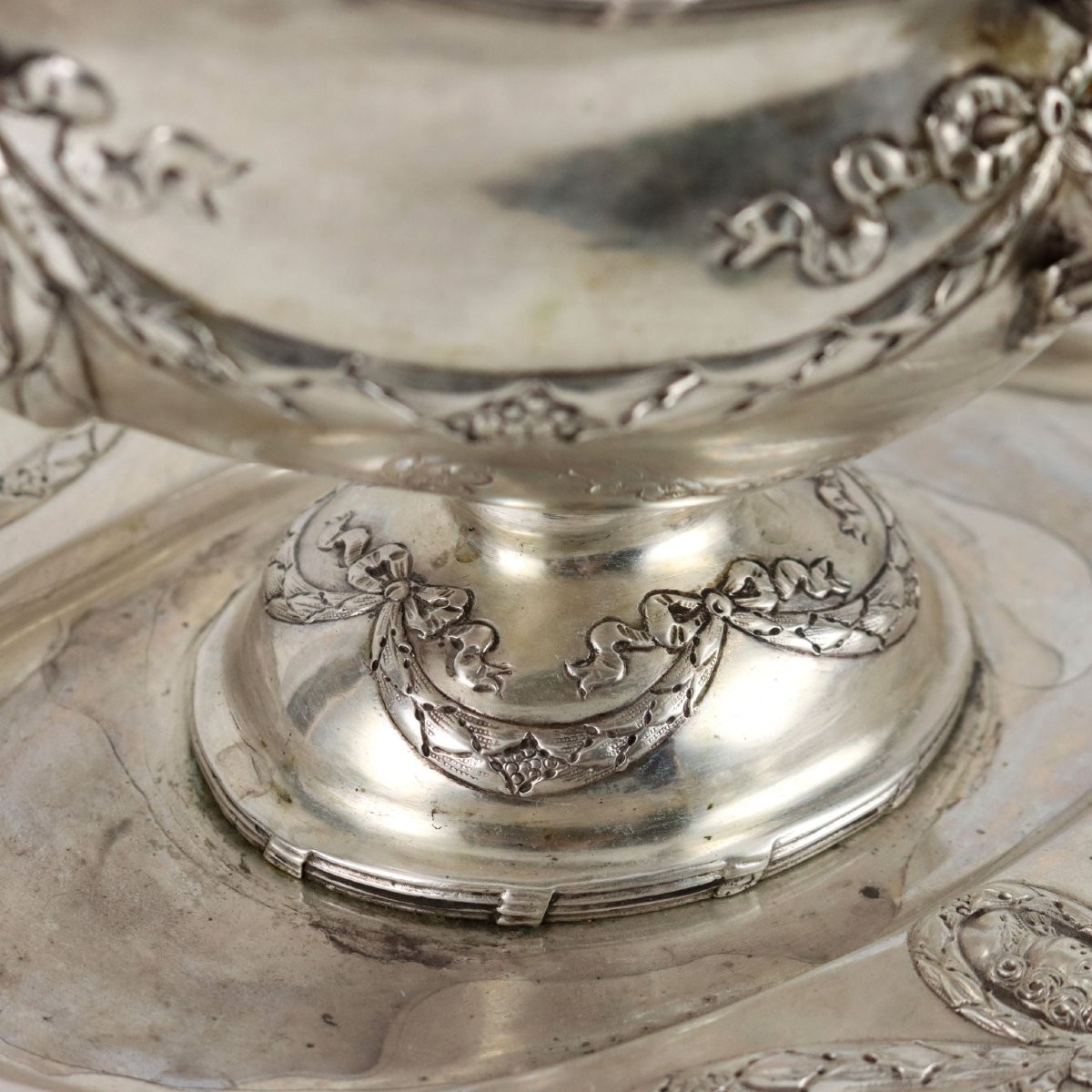 Coppia di Salsiere in Argento Rosenau Simon Hanau Germania Fine '800-photo-2