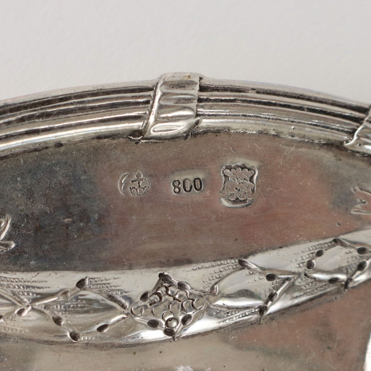 Coppia di Salsiere in Argento Rosenau Simon Hanau Germania Fine '800-photo-5