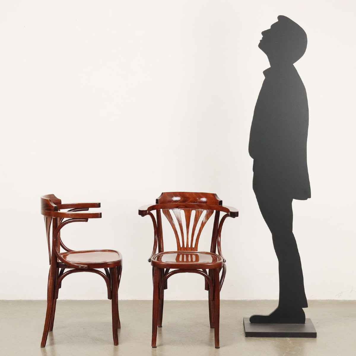 Gruppo di 6 Sedie in Stile Thonet Lombardia XX Secolo-photo-2