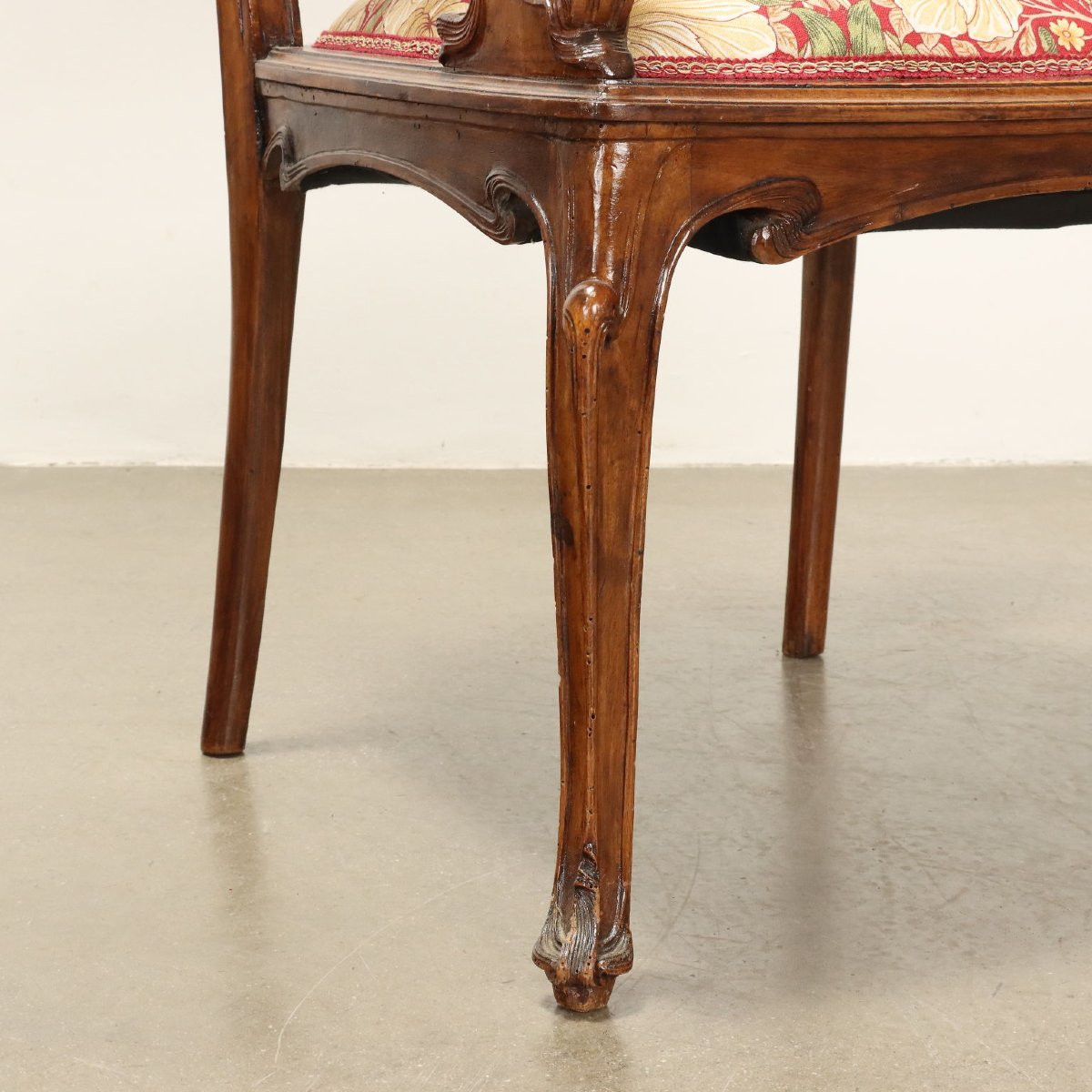 Coppia di Poltroncine Liberty Italia Fine XIX Inizio XX Secolo-photo-3