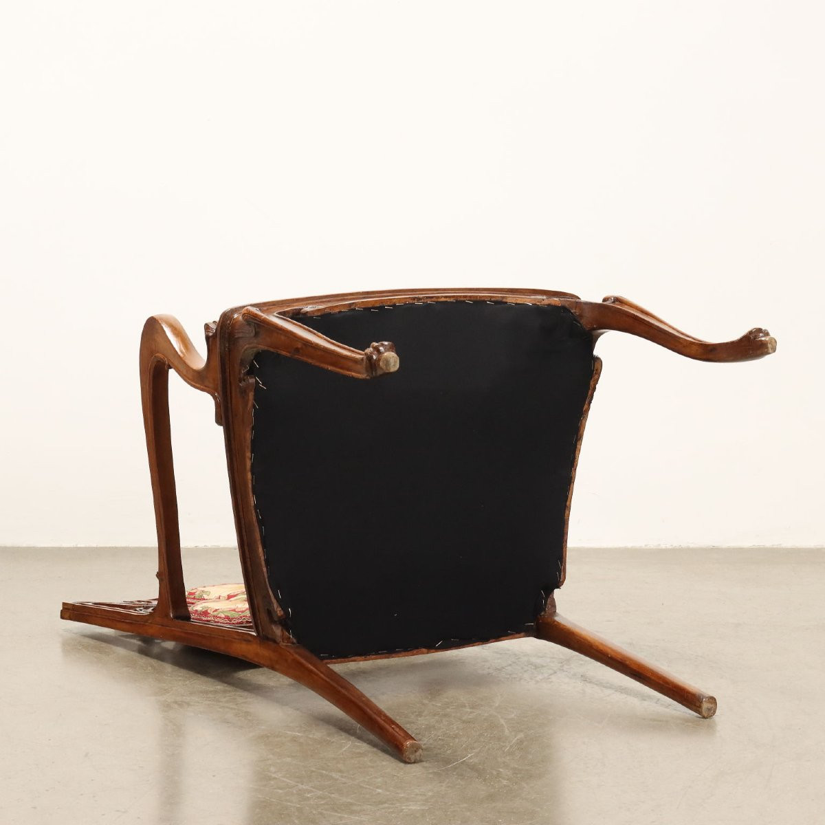 Coppia di Poltroncine Liberty Italia Fine XIX Inizio XX Secolo-photo-6
