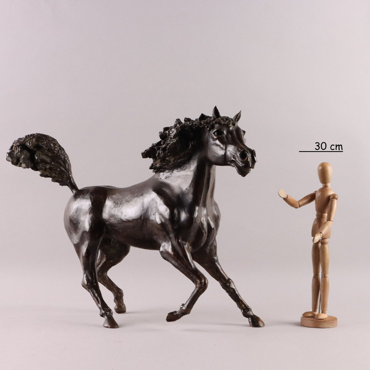 Cavallo in Bronzo Cesare Rabitti Italia 1993-photo-2