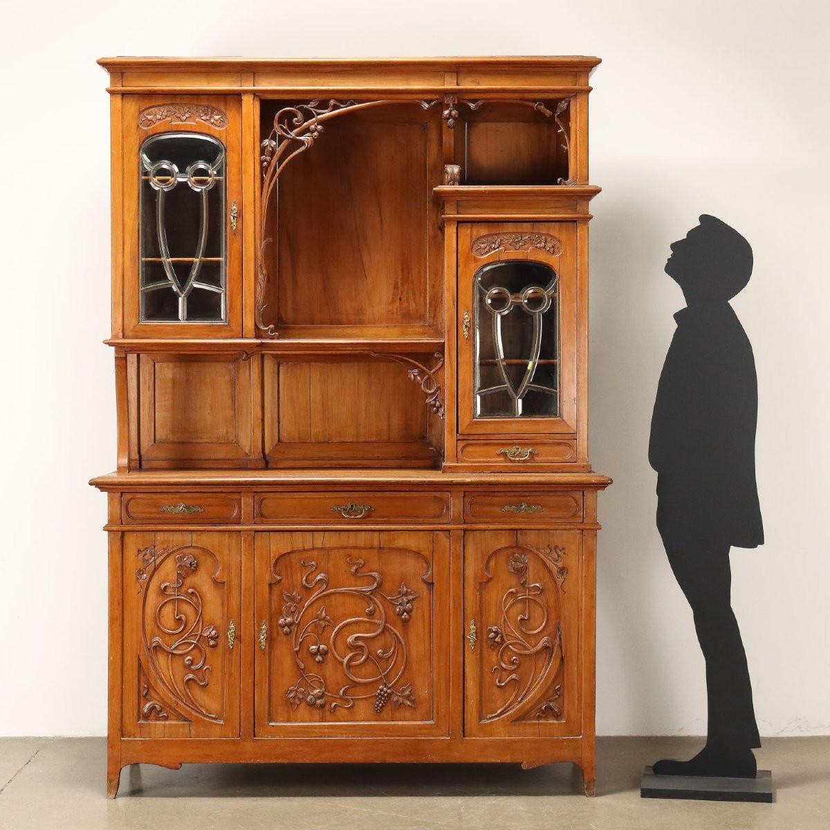 Credenza Liberty Italia fine XIX Secolo-photo-2