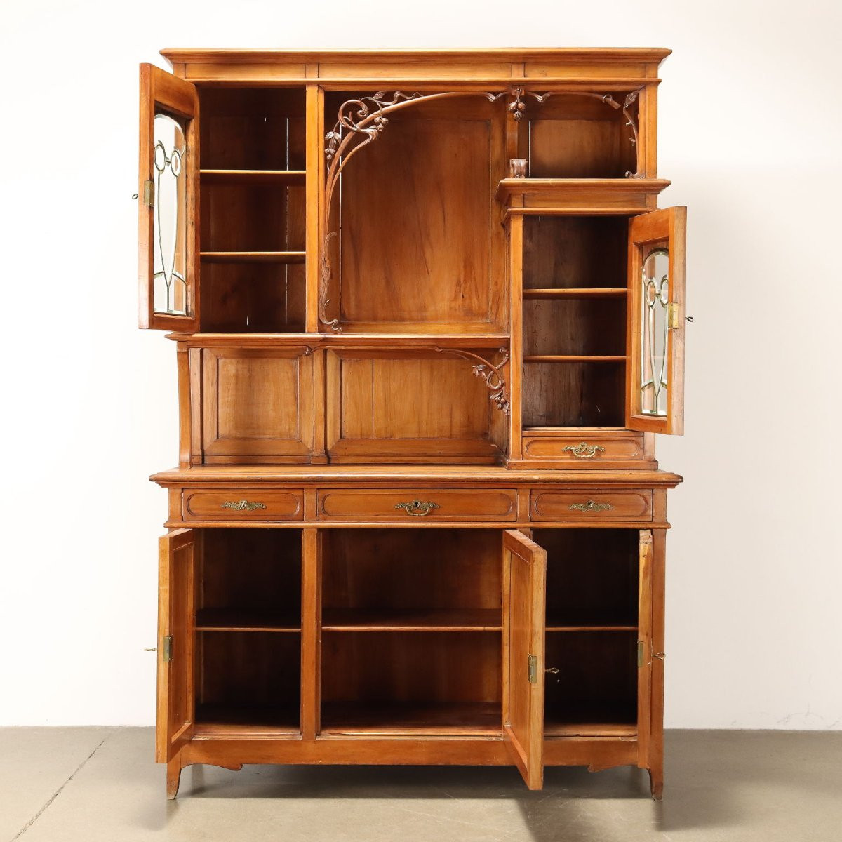 Credenza Liberty Italia fine XIX Secolo-photo-3