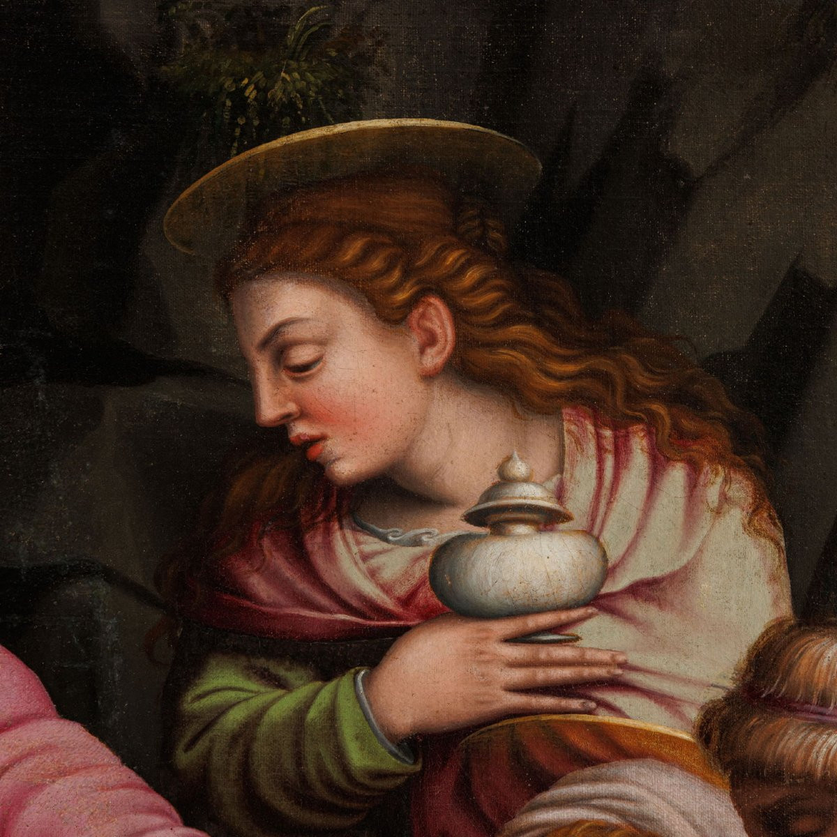 Deposizione di Cristo nel sepolcro. Pittore lombardo (Giuseppe Meda?) 1560-1570 ca.-photo-3