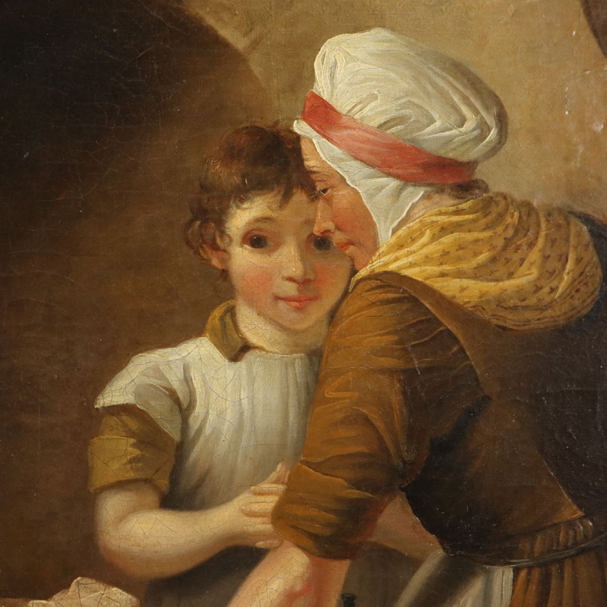 Dipinto di Charles Christophe Coventry Il Pranzo in Famiglia 1802-photo-4
