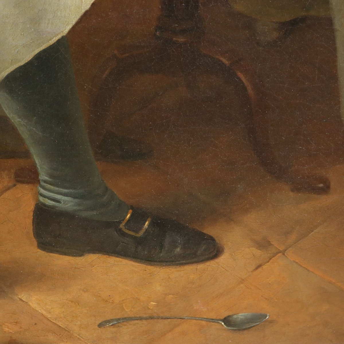 Dipinto di Charles Christophe Coventry Il Pranzo in Famiglia 1802-photo-4