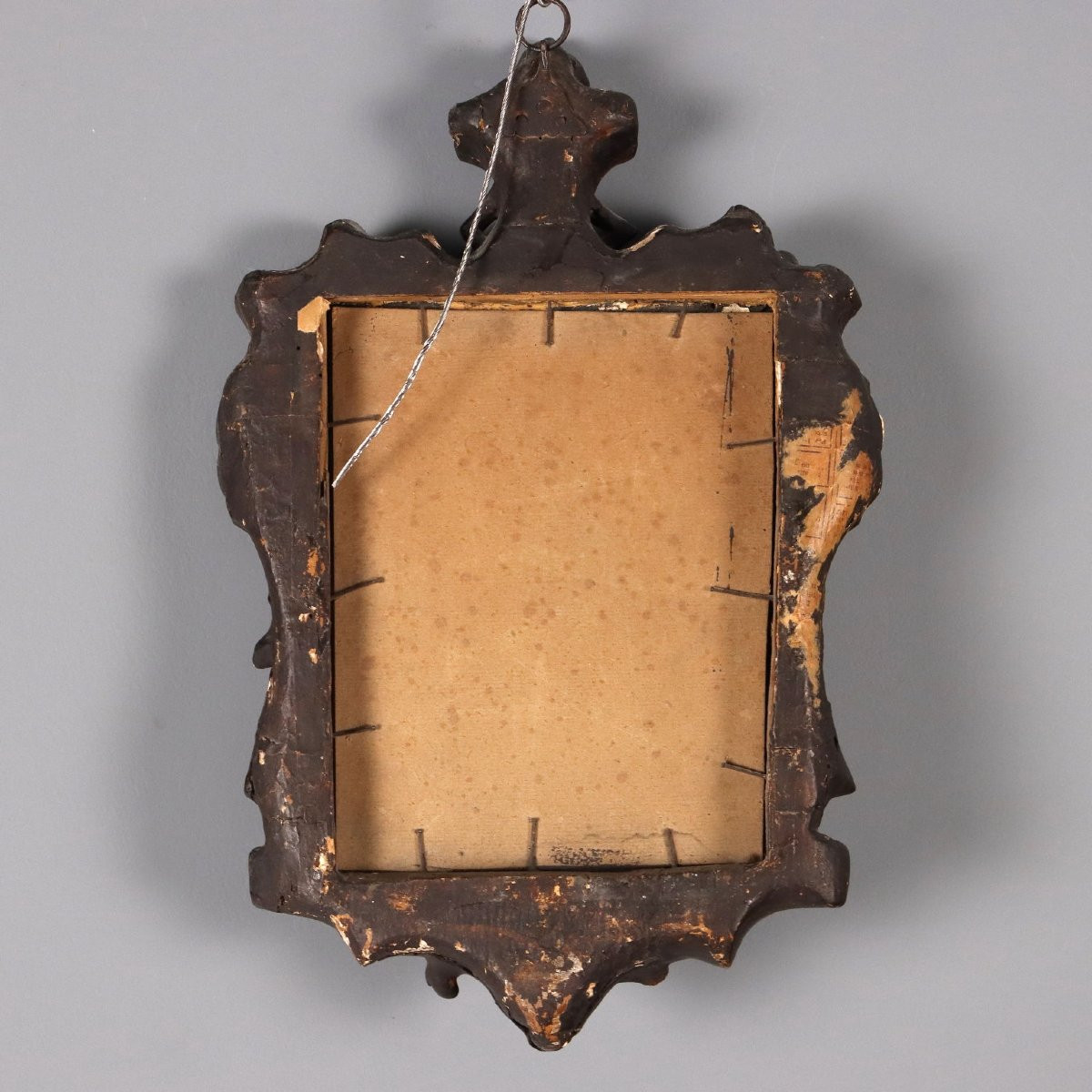 Specchio in Legno Intagliato e Dorato Luigi XIV Italia Primo Quarto XVIII Secolo-photo-2