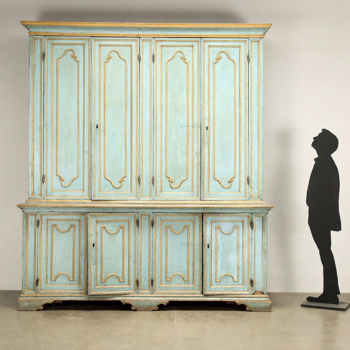 Credenza Doppio Corpo Barocchetto Parma Metà XVIII Secolo-photo-2