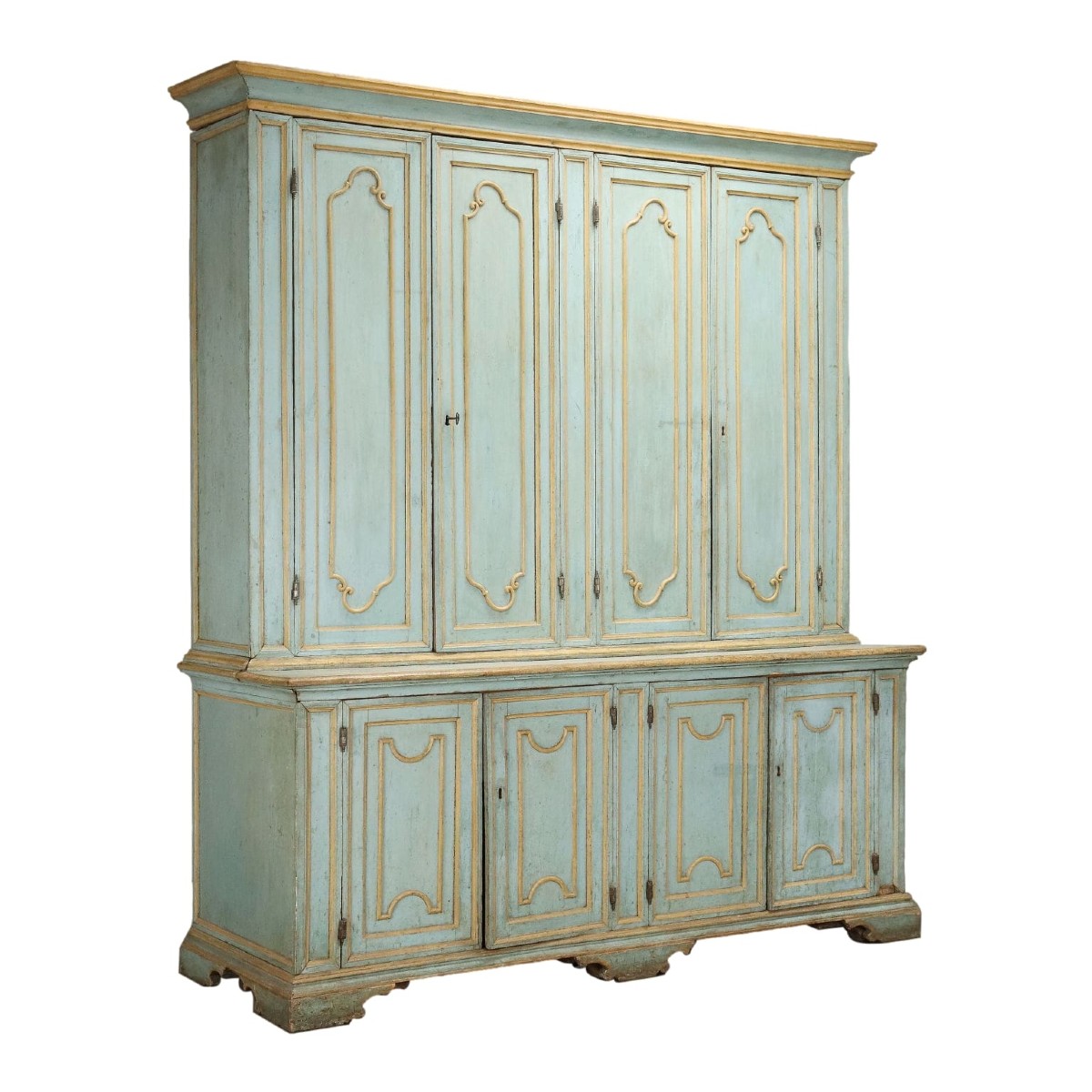 Credenza Doppio Corpo Barocchetto Parma Metà XVIII Secolo