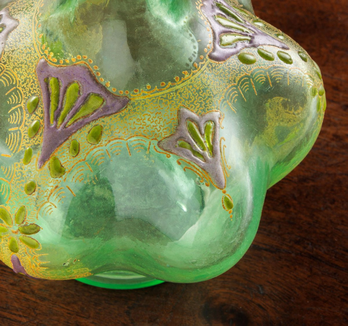 Vaso in Vetro Smaltato Émile Gallé. Nancy, 1894-1897.-photo-1