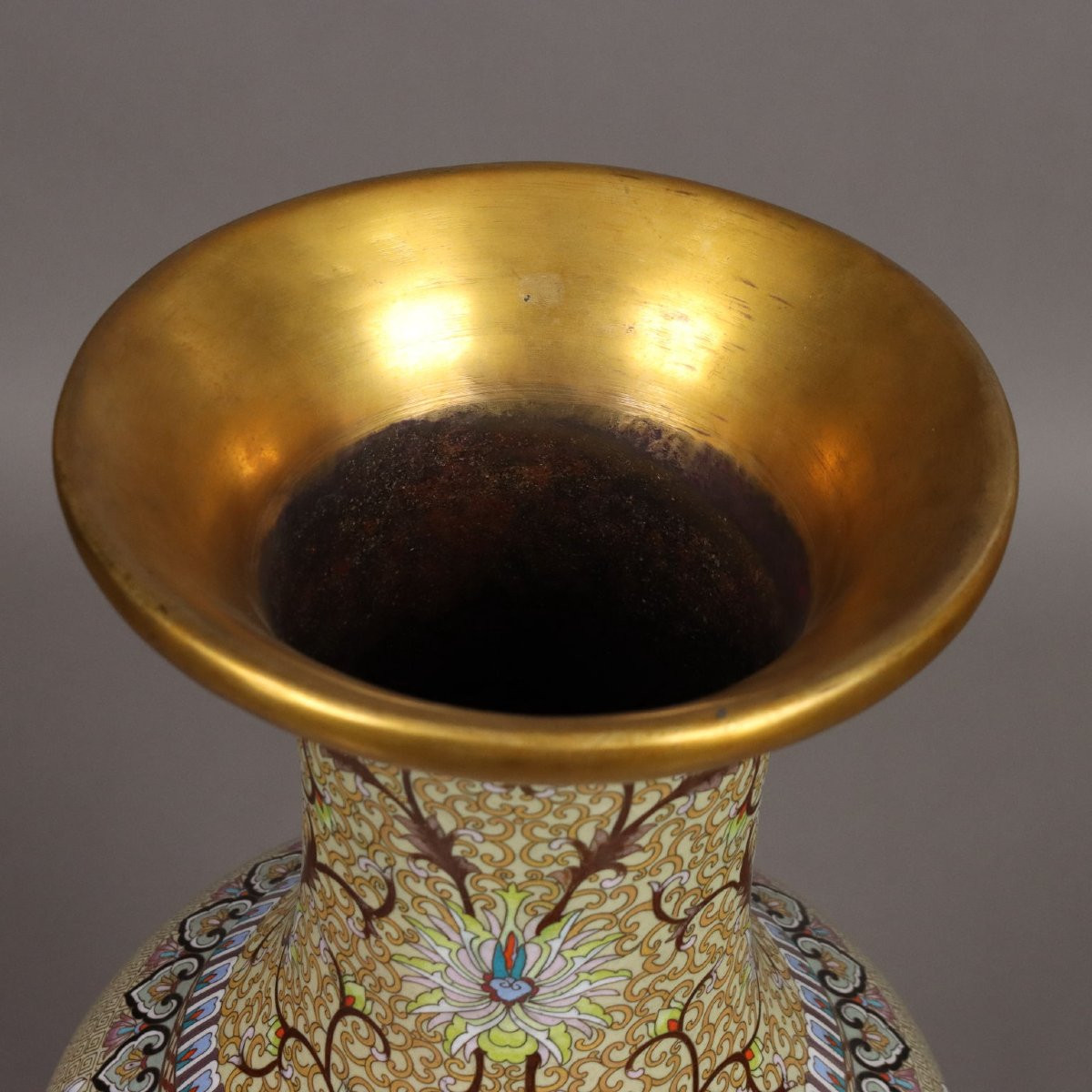 Coppia di Grandi Vasi a Balaustro Cina Anni '60 '70-photo-4