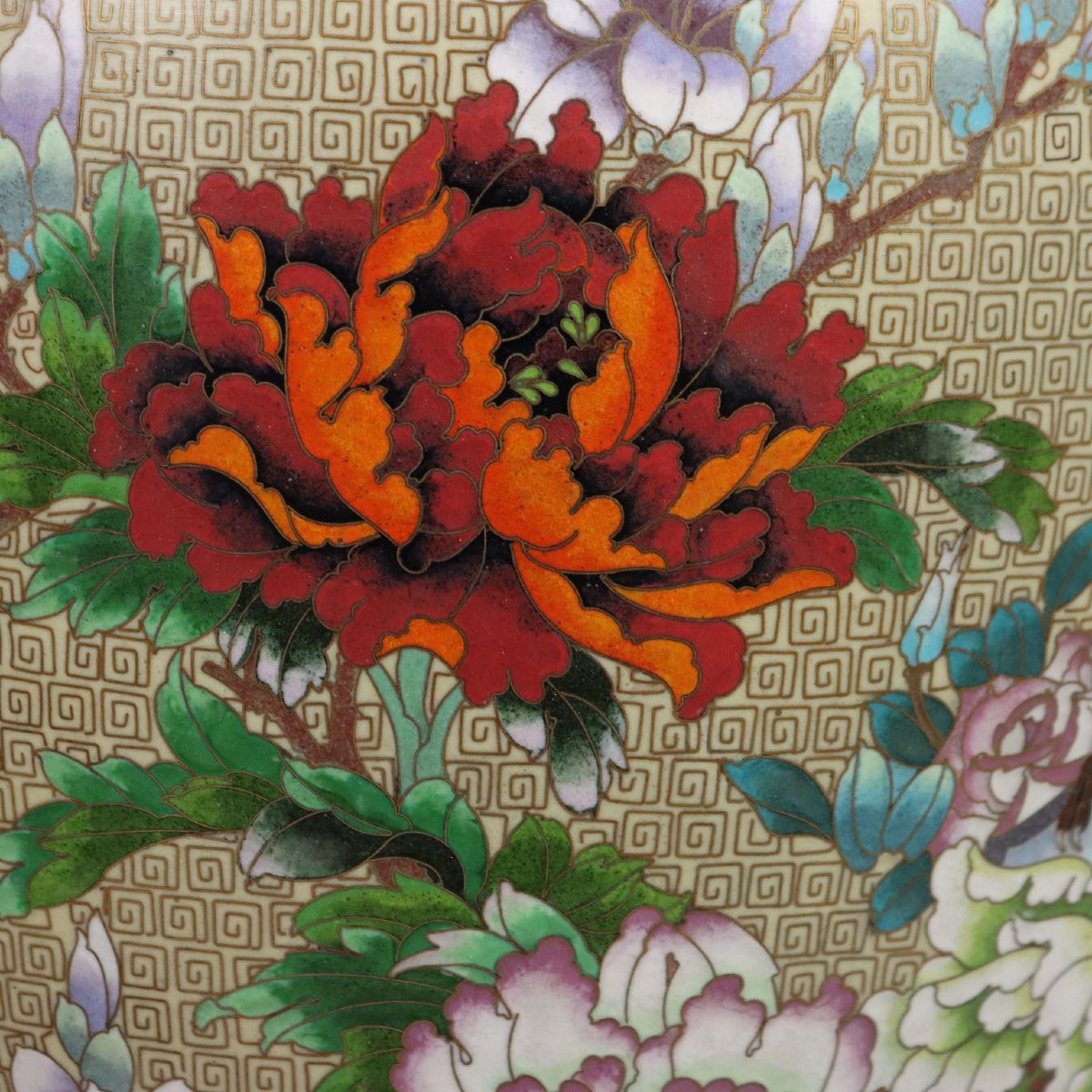 Coppia di Grandi Vasi a Balaustro Cina Anni '60 '70-photo-4