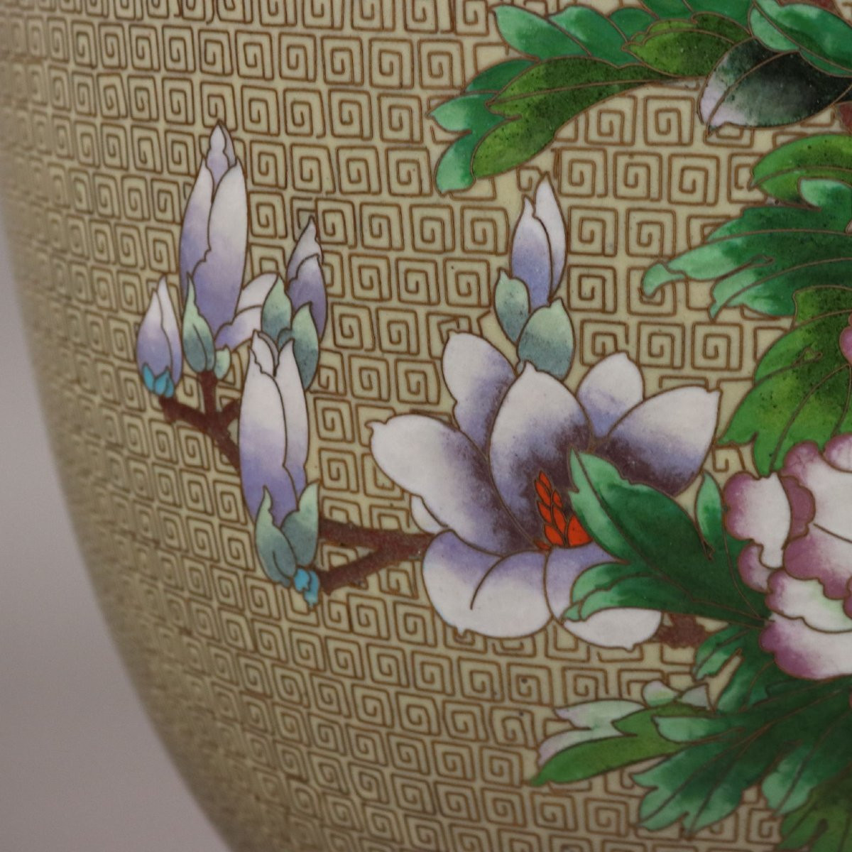 Coppia di Grandi Vasi a Balaustro Cina Anni '60 '70-photo-5