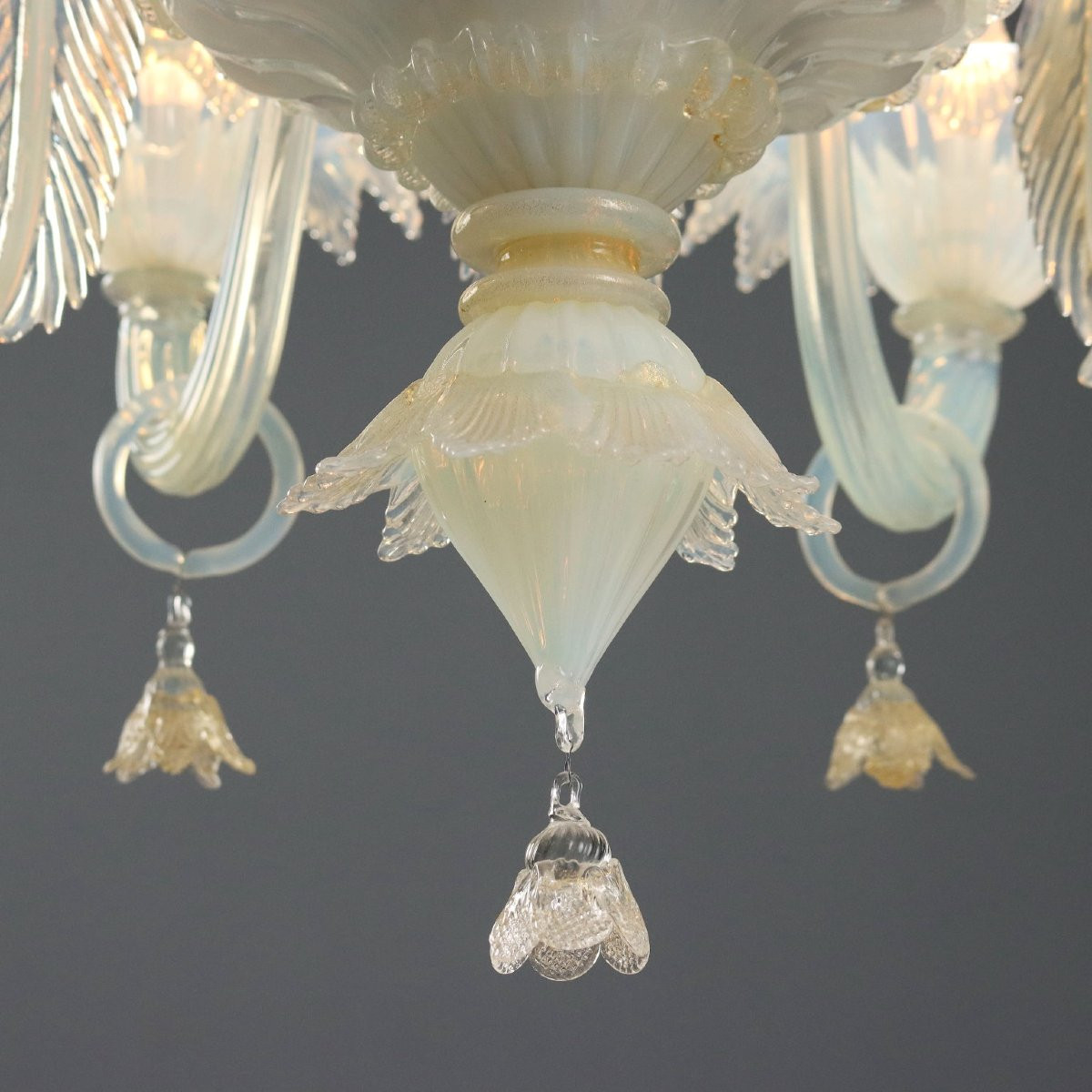Lampadario Veneziano Murano Fine XIX Secolo-photo-2
