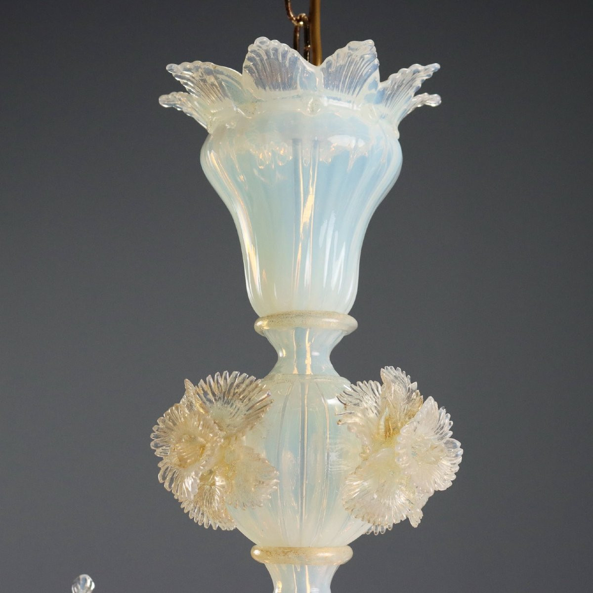 Lampadario Veneziano Murano Fine XIX Secolo-photo-3