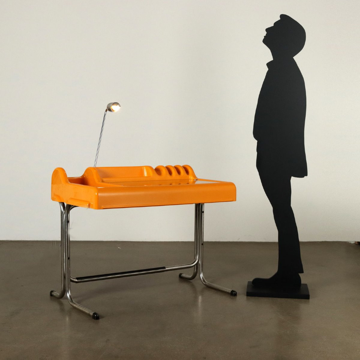 Scrivania 'Orix' di Vittorio Parigi & Nani Prina Versione Giallo-photo-2
