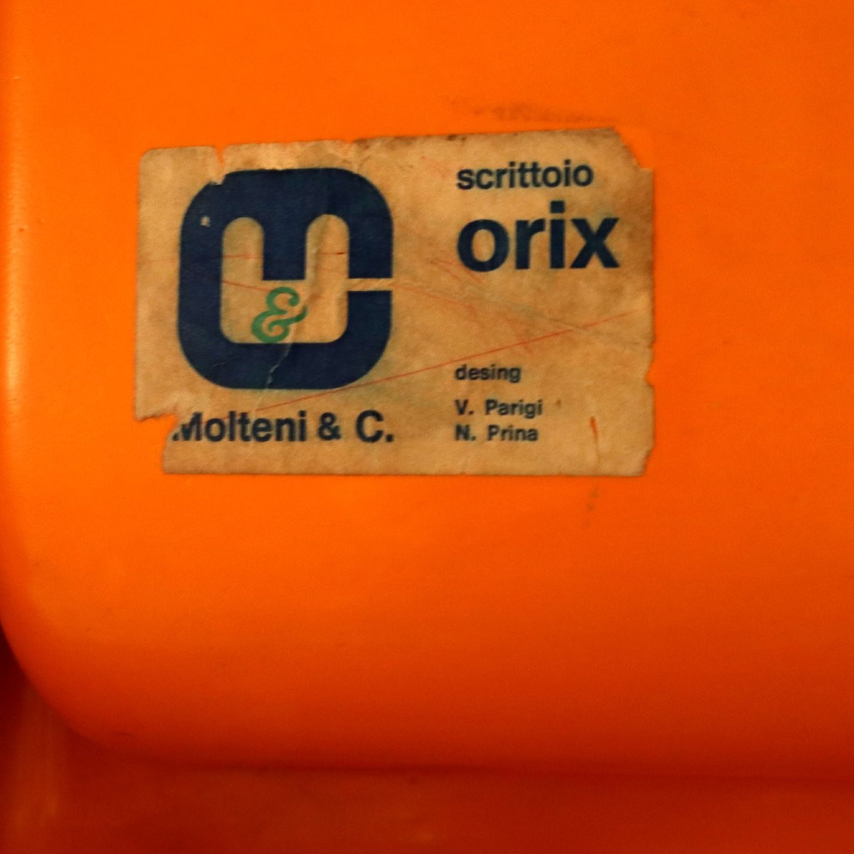 Scrivania 'Orix' di Vittorio Parigi & Nani Prina Versione Giallo-photo-4