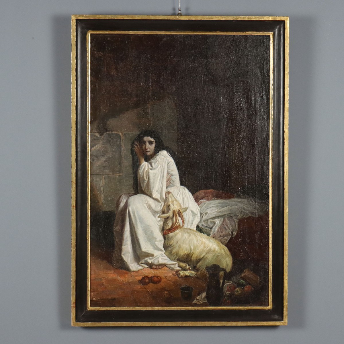 Dipinto 'Esmeralda nella Torre di Notre-Dame'