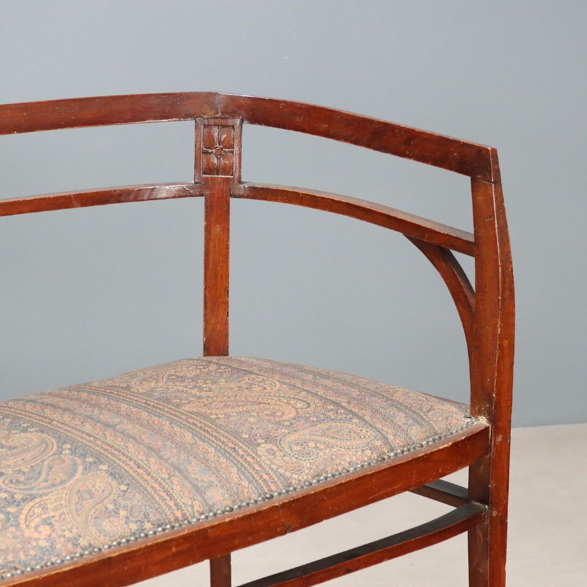 Divanetto Liberty Italia Fine XIX Secolo-photo-4