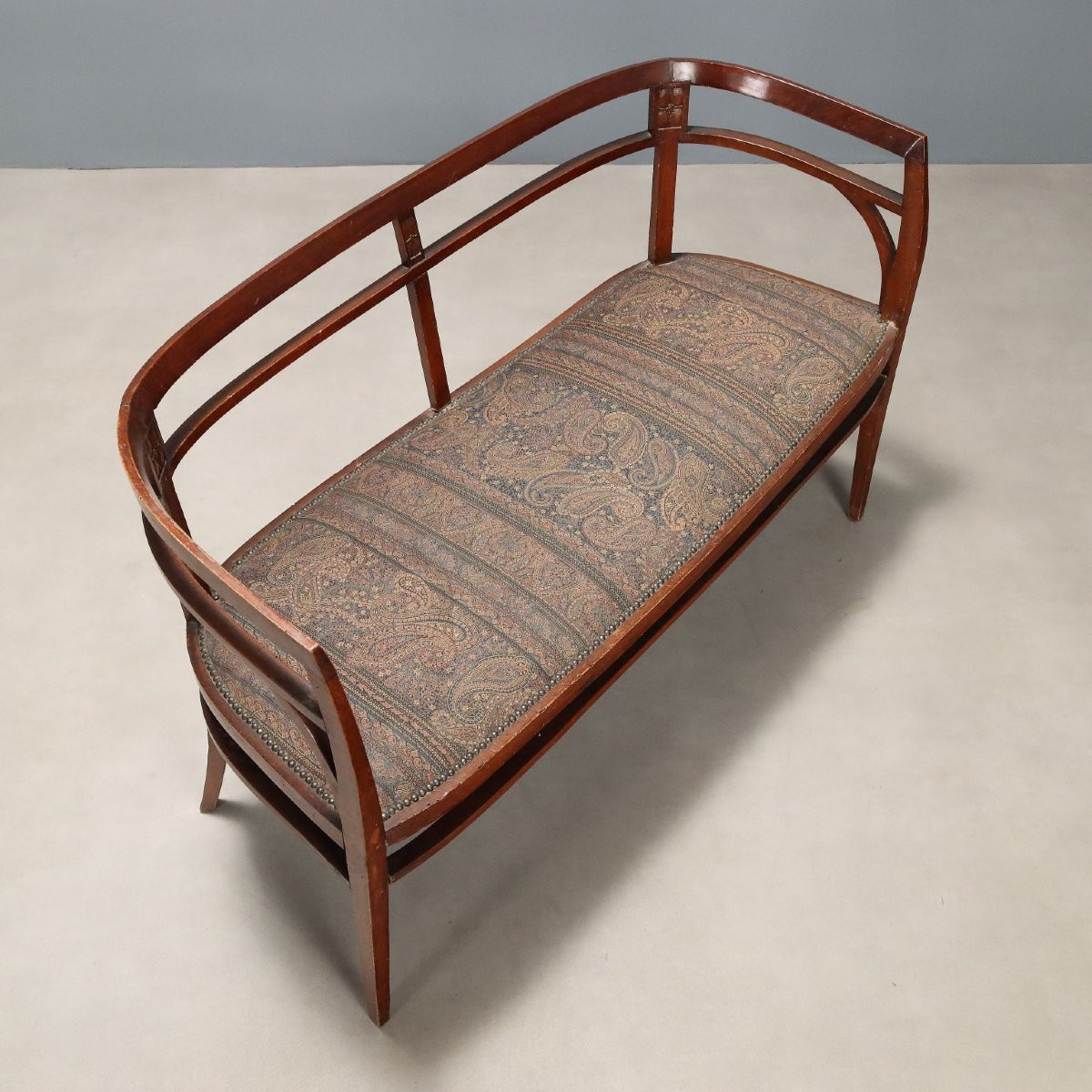 Divanetto Liberty Italia Fine XIX Secolo-photo-3
