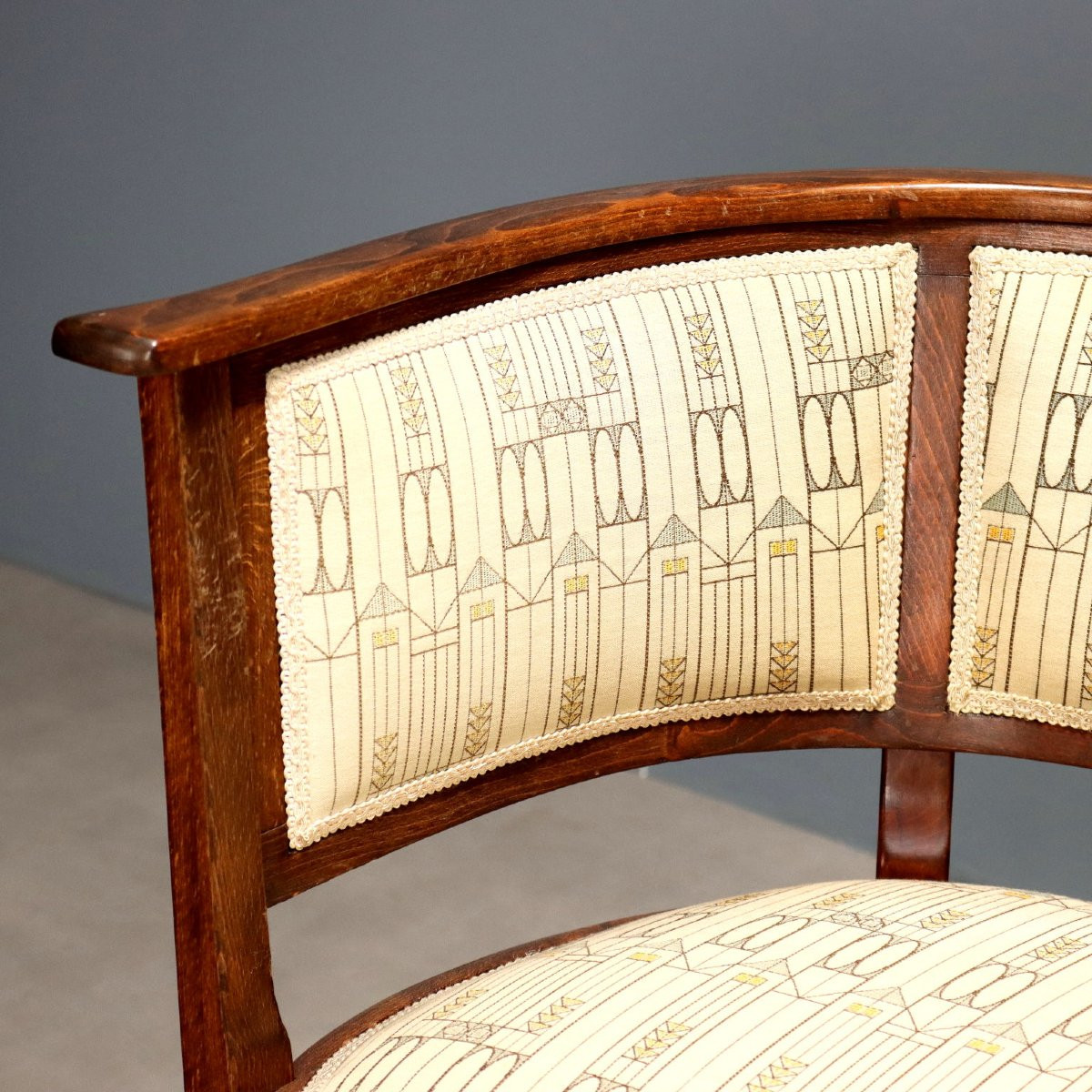 Salottino Thonet Mundus in Faggio Vienna Inizio XX Secolo-photo-4