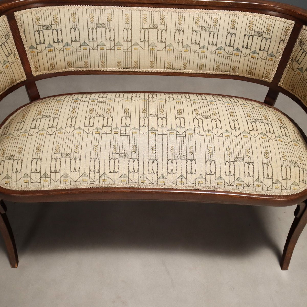 Salottino Thonet Mundus in Faggio Vienna Inizio XX Secolo-photo-1