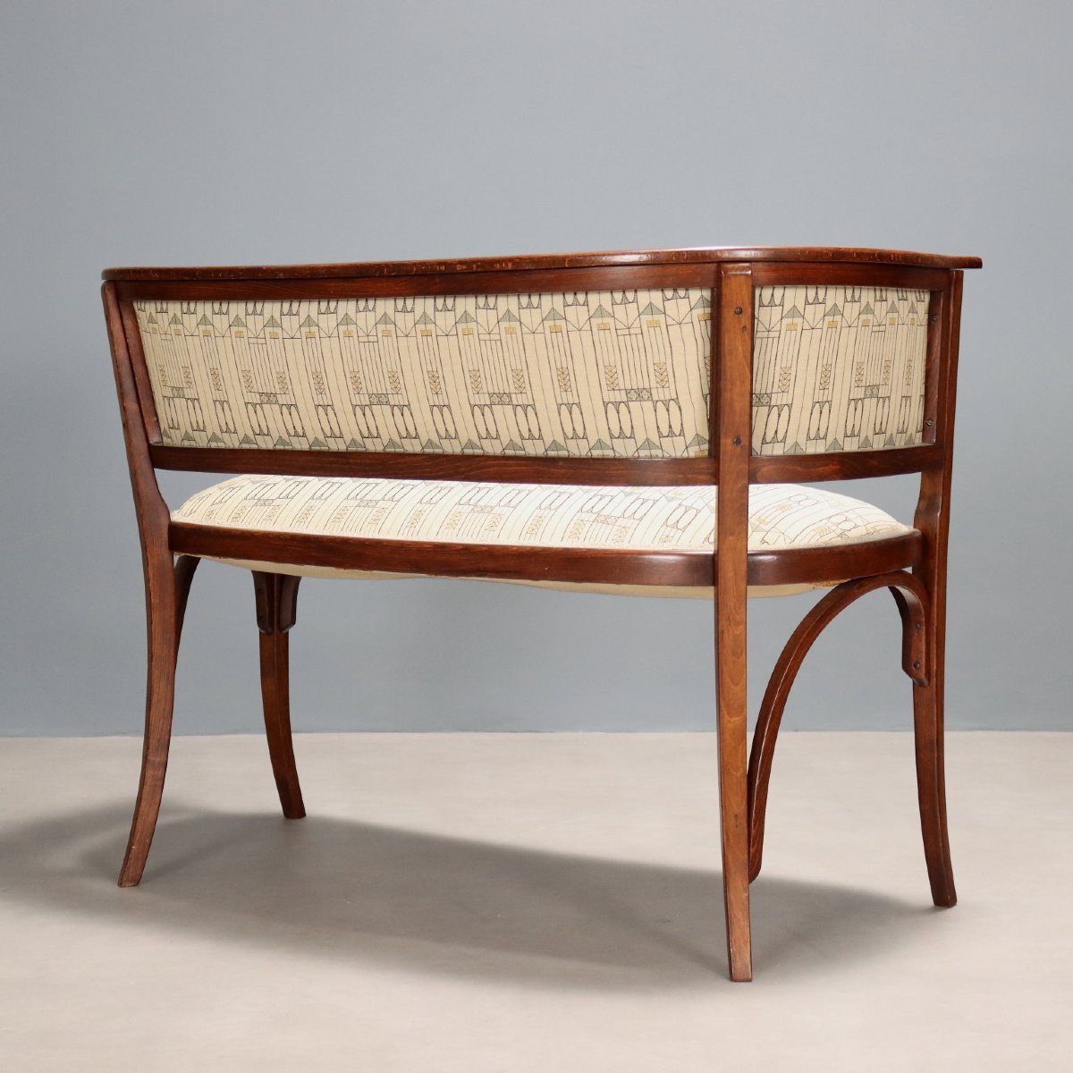 Salottino Thonet Mundus in Faggio Vienna Inizio XX Secolo-photo-3