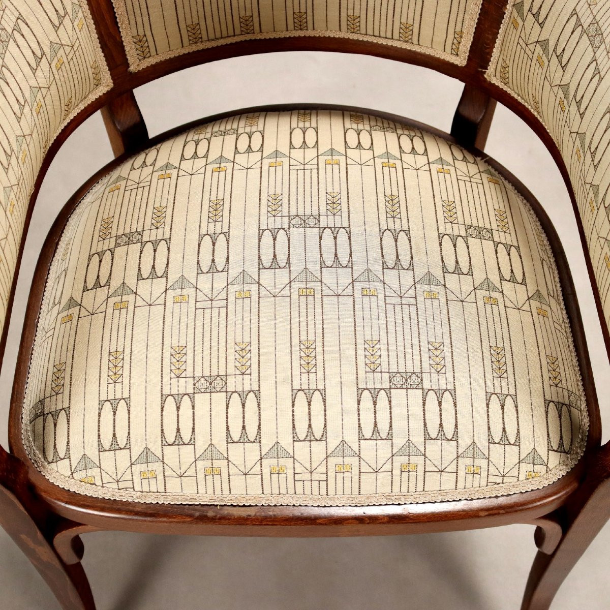 Salottino Thonet Mundus in Faggio Vienna Inizio XX Secolo-photo-6