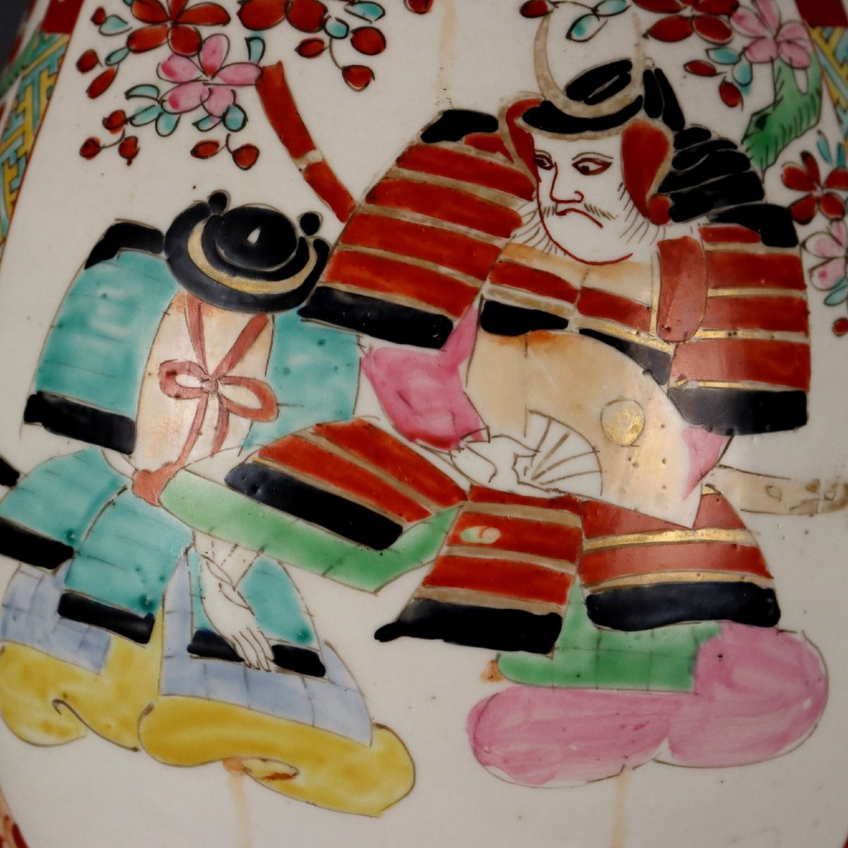 Coppia di Vasi a Tromba Giappone Epoca Taisho 1910-1920-photo-3