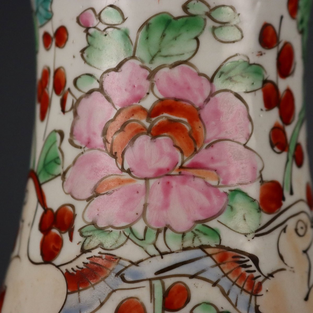 Coppia di Vasi a Tromba Giappone Epoca Taisho 1910-1920-photo-1