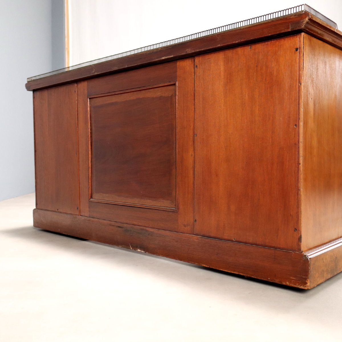 Scrivania Vittoriana in Noce Inghilterra Fine XIX Secolo-photo-7
