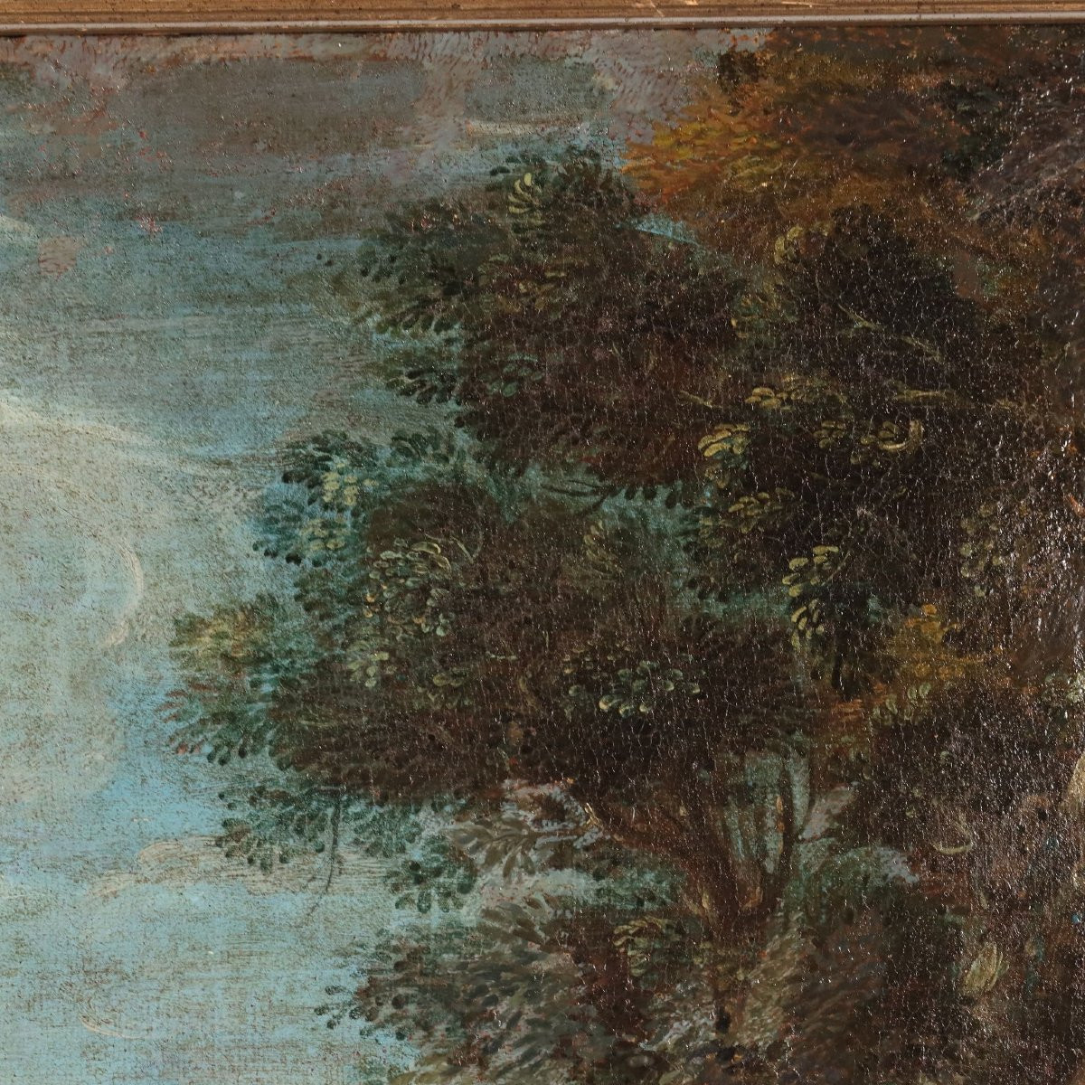 Dipinto Caino e Abele Olio su tela Scuola nord- italiana del XVII -XVIII secolo-photo-4