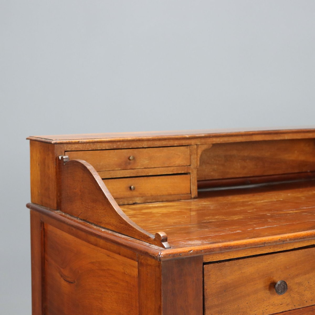 Scrivania in Noce Italia XIX Secolo-photo-3