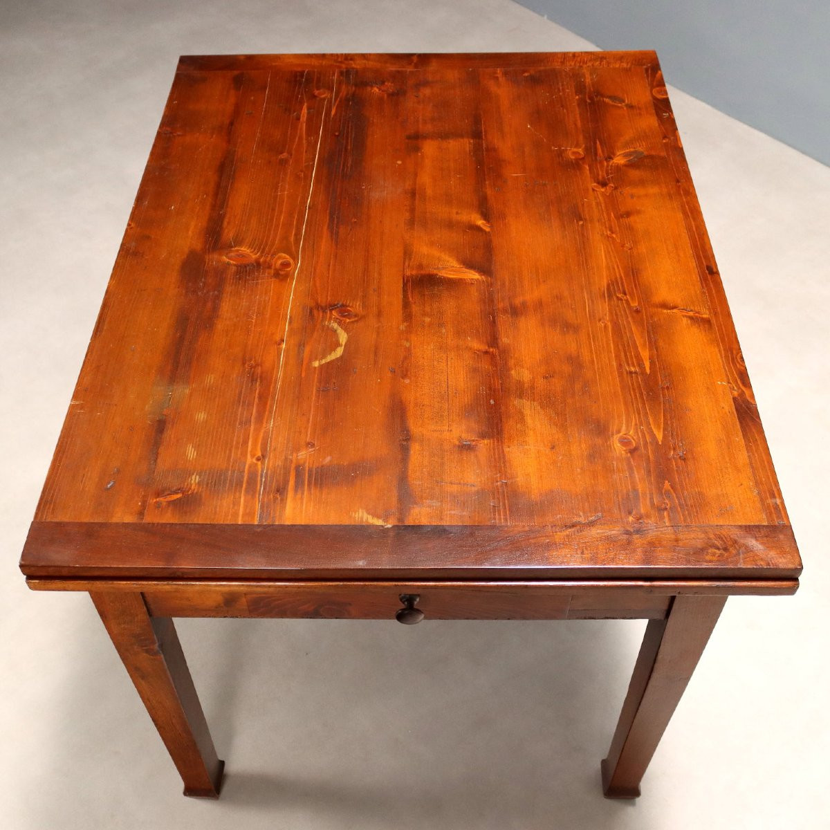 Tavolo Allungabile in Abete e Faggio Italia Fine XIX Secolo-photo-3