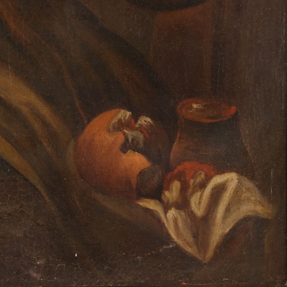 Il Suonatore di Chitarra Dipinto Antico Olio su Tela Scuola Europea XIX Secolo-photo-3