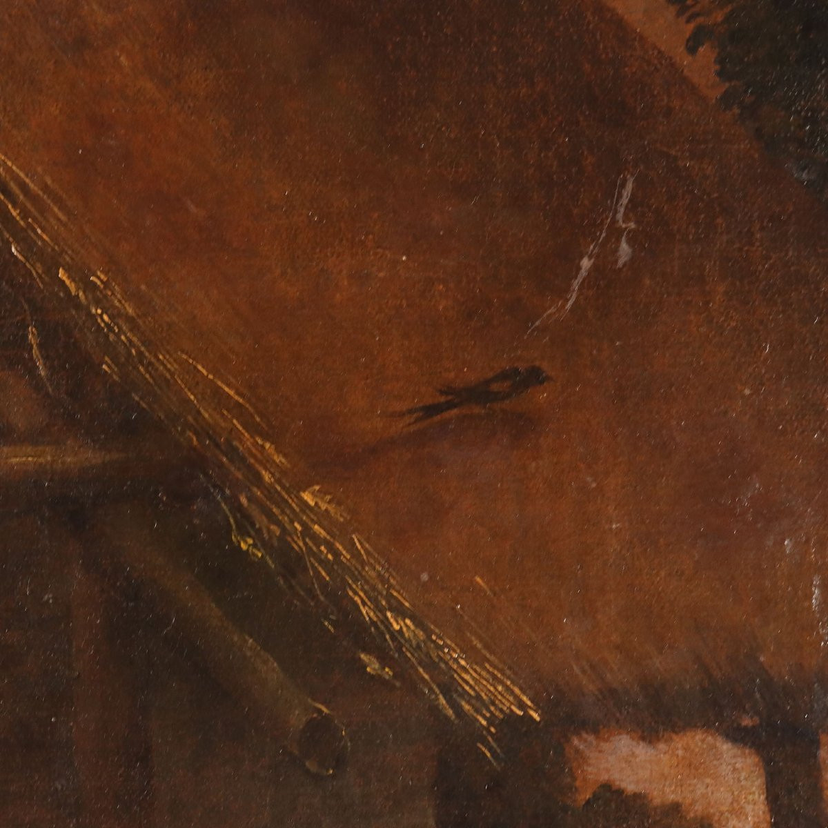 Dipinto Seguace di Jacopo da Bassano Adorazione dei Pastori XVII Secolo -photo-6