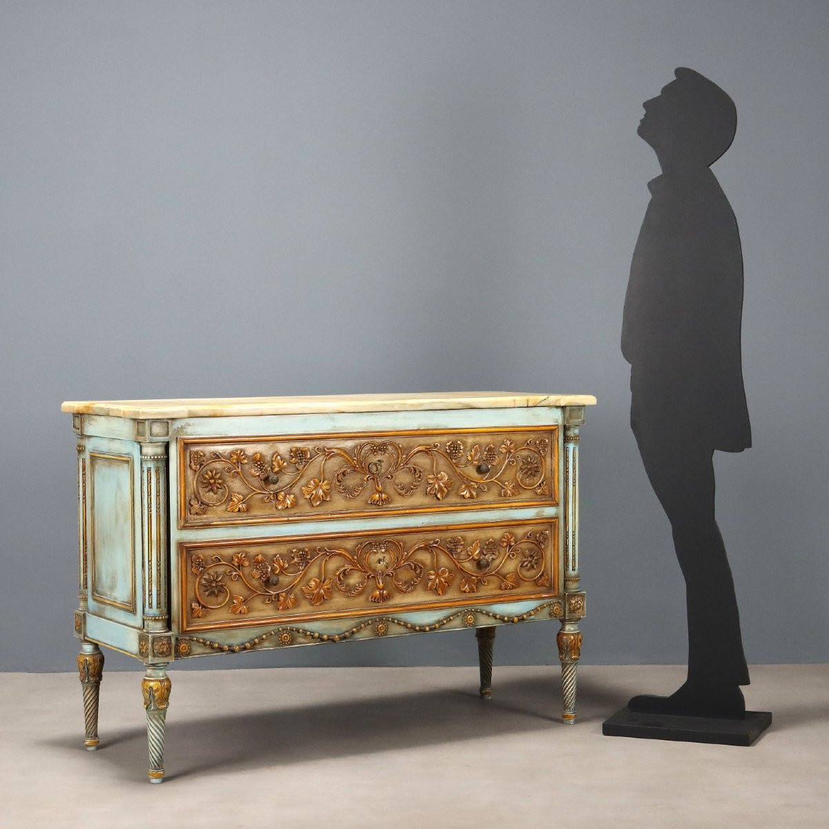 Cassettone in Stile Neoclassico Italia XX Secolo-photo-2