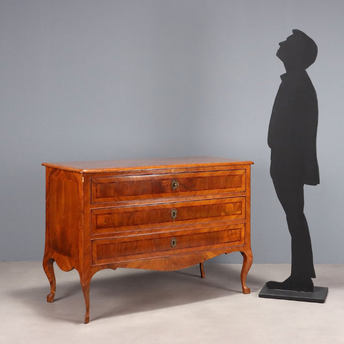 Comò Neoclassico a tre Cassetti Toscana Fine XVIII Secolo-photo-2